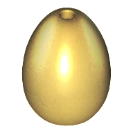 Mini Yumurta 1x1 No1 - Metalik-Altın