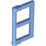 Panjur 1x2x3 Pencere kapısı köşe takviyeli - Orta Mavi