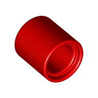 Yuvarlak Pim Konnektör kısa 1M - Kırmızı