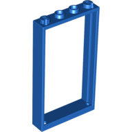 Kapı Çerçevesi 1x4x6 alt 2 delikli - Mavi