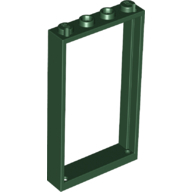 Kapı Çerçevesi 1x4x6 alt 2 delikli - Koyu-Yeşil