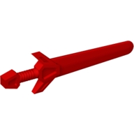 Mini üçgen geniş Kılıç - Silah 50mm - Kırmızı